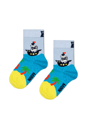 Happy Socks Kids Pirate Ship Sock Strumpor Unisex Blå 12-24M