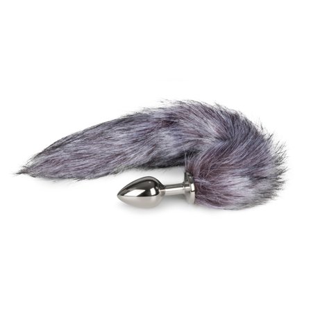 Fox Tail Plug No.6 -Silver - Vuxen.se - Buttplug, stora & små butt plugg