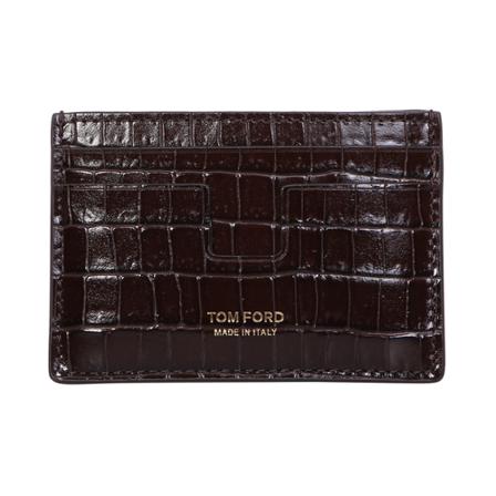 Tom Ford, Wallets Cardholders Brązowy, Mężczyzna, Rozmiar: ONE Size