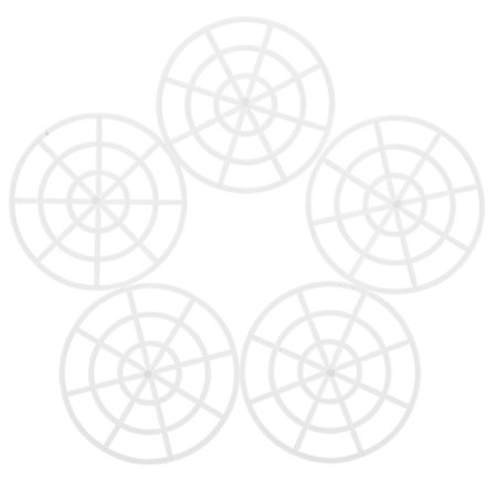 10 stk Sylteagurk Glass Vekt Press Sylteagurk Verktøy Plast Mesh Glass Press Fermentering Mat Glass Press Plate For Fermentering Grønnsakskonservering