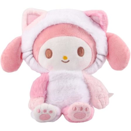 Dan&dre 20cm Plysch Sanrio Melody Plysch, Tecknade kuddar, stoppade plyschar Dockor Katt Plyschleksak Mjuka gosedjur Leksaker Flickor