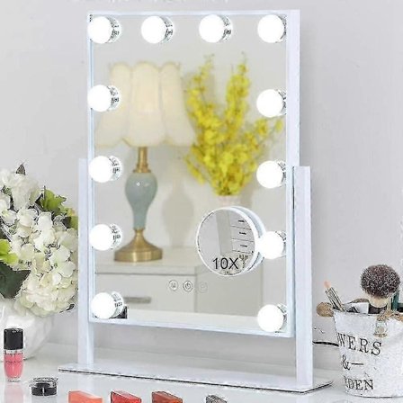 Hollywood-peili 12 LED-lampulla Hollywood-peili, 3 värivalaistustilaa (vain lamput) 2025:s