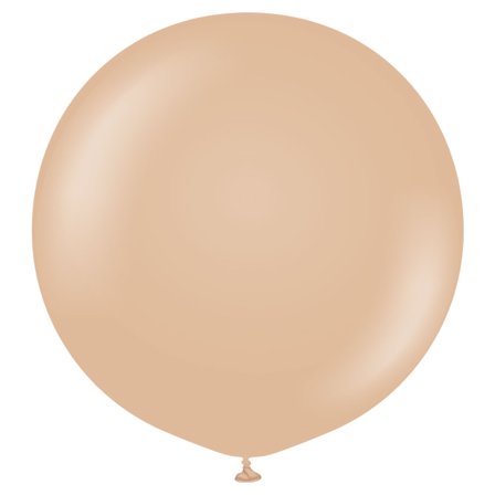 Brune Giantiske Latexballonger Desert Sand 2-pakning