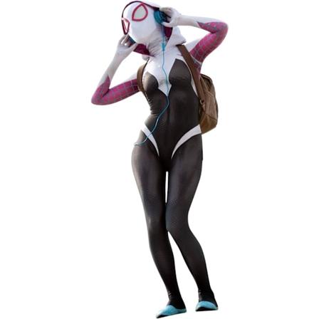 Cosplay Bodysuit Kostym - Halloween Outfit För Unisex Vuxen Liten