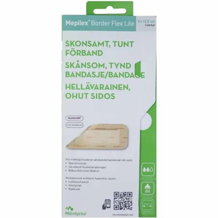 Mepilex Border Flex Lite 5x12,5 cm skumbandasje 3 stk