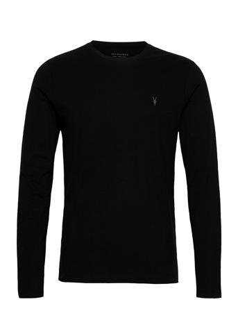 Brace Ls Tonic Crew T-shirts Long-sleeved Musta AllSaints