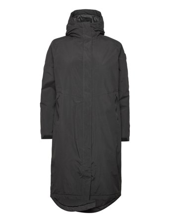 W Corsica Pl Longline Parka Black Musto