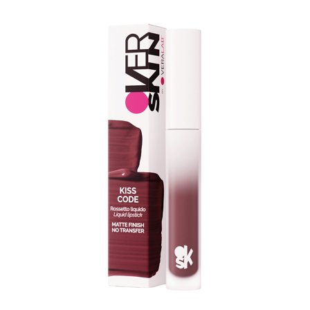 Overskin KISS CODE 05 DEEP BURGUNDY - burgundy freddo 3ml - Rossetto