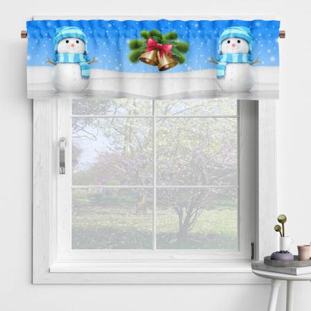 Jul 1/2 St Dekor Stång Fickdraperier Valance Kort Panel