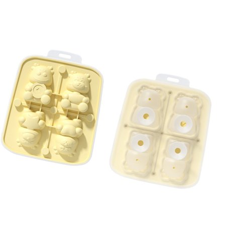 Isbakker Lille Drageform Ismaskine Is Silikoneform til Cocktails, Whisky, Supper og Frosne Godbidder Nonstick