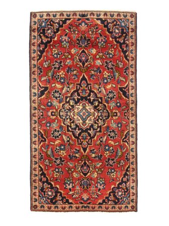 Medaljong Liten Keshan Matta 70X130 Ull