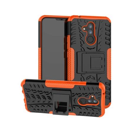 Huawei Mate 20 Lite - Ultimata Stöttåliga Skalet Med Stöd - Oran Orange Orange