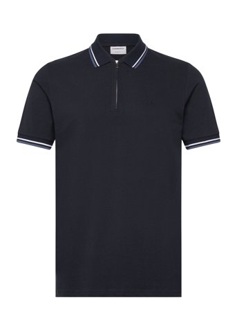 Polo Shirt W?. Contrast Piping Navy Lindbergh