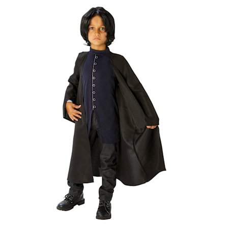 Harry Potter Barn/Barn Severus Snape Kostym 7-8 År Bla