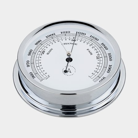 Barometer Autonautic Indic B175C, Ø150/175 mm, chromed brass