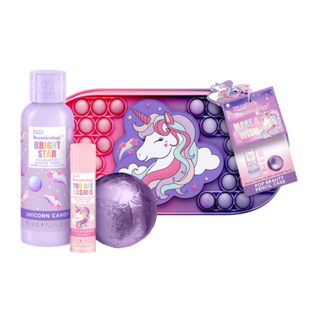 Baylis & Harding Beauticology Unicorn Pencil Case Gift Set Kroppsvård hygien Dam 110 ML