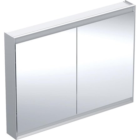 Geberit ONE 505.815.00.1 Spegelskåp 120 cm, 2 dörrar Aluminium, Badrum