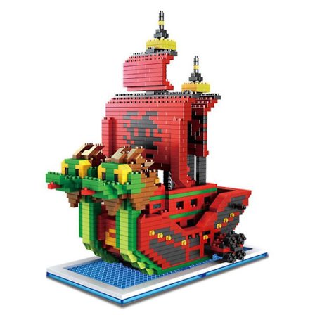 Mini One Pieces Thousand Sunny Pirate Ship Kids Toys Gifts