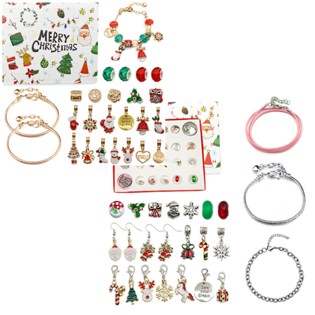 Adventskalender til piger og børn, 3 stk. - 24 dages gaveadven