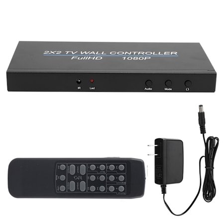 2x2 HDMI Videovæg Controller 1080P Skærm Splicing Processor 110-240V