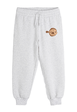 Mini Rodini Flundra Sweatpants Byxor Unisex Grå 128/134
