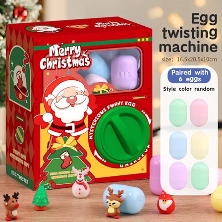 Mub- Twisting egg machine blind box children surprise funny egg twister toys Christmas gift