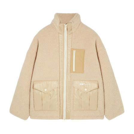 OOF Wear, Faux Fur & Shearling Jackets Beige, Heren, Maat:M