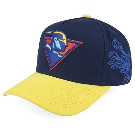 Mitchell & Ness - Azul adjustable Gorra - Golden State Warriors May Flowers Pro Navy/Yellow A-frame Adjustable @ Hatstore