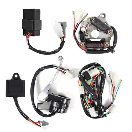 Aluminium Trådbalk Sele Kit för Yamaha Pw50 Dirt Bike