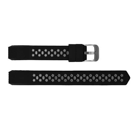 Silikonarmbånd Smart Armbånd Erstatningsstropp for Fitbit Alta HR/Fitbit Svart og hvitt