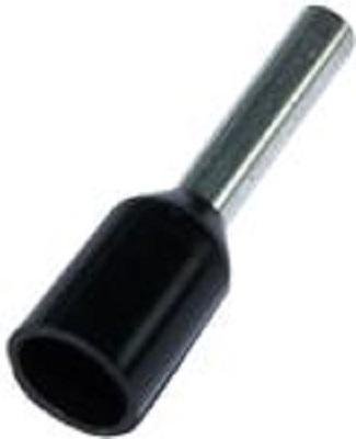 EL Isolert Endehylse 1,5mm2/8,2mm Svart (10stk)