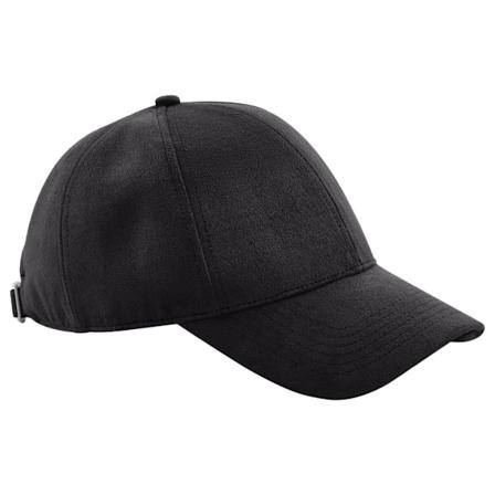 Beechfield Unisex Faux Suede Cap En storlek Svart Black One size