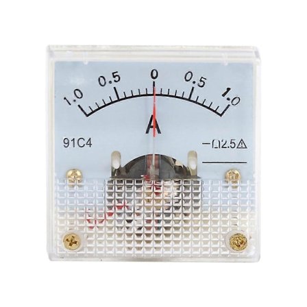 Klasse 2.5 Nøjagtighed DC 0-1 A Ampere Analog Meter Amperemeter 91C4