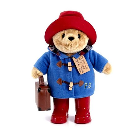 Klassisk Paddington bamse, rød