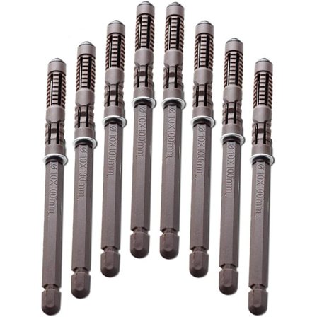 8 stk. holdbare, usynlige, flydende hyldebeslag i træ med skruer