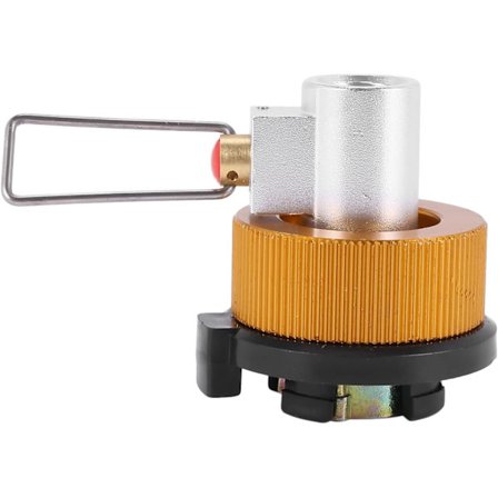 Konverteradapter Camping Gaskök Adaptor Ventil Behållare Gas Konverter Växlare Påfyllning