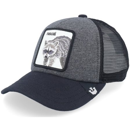 Goorin Bros. - Grå trucker Caps - Kids Racacoonie Charcoal/Navy A-Frame Trucker @ Hatstore