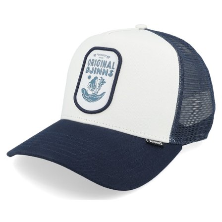 Djinns - Modrá trucker Kšiltovka - Hft Cap Original Djinns White/Navy A-Frame Trucker @ Hatstore