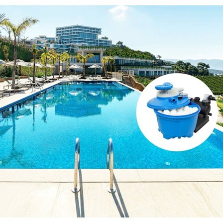 700 g poolfilterkulor, 25 kg filtersandbyte, fiberfiltermedia, sandfilter