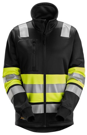 Snickers Workwear 8077 Huomiocollegetakki musta/Hi-Vis-keltainen Musta/Hi-Vis -keltainen, Vaatteet