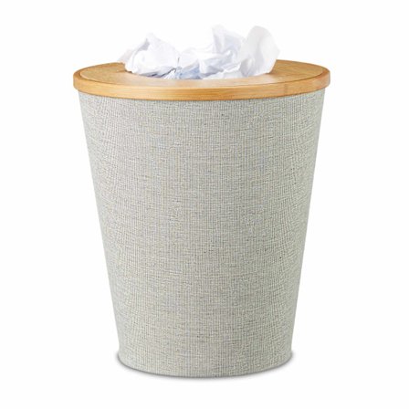 Bambus skraldespand rund