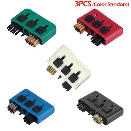 3 stk Golfkøllebørste Groove Cleaner Rensebørste