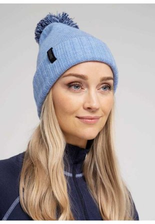 Dovre 100% Merinoull, Mössa, Röd Mössor & hattar Dam Blå ONESIZE