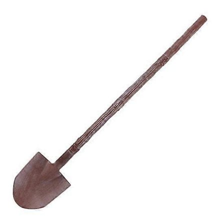 Halloween Plastspade Lett Avtakbar Spade Rask Montering Simulert Rusten Spade Cosplay Prop for Halloweenfest (LGL)