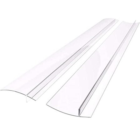 INF Transparent Spislist - Håll Rent Mellan Spis och Köksbänk, 61.5 cm