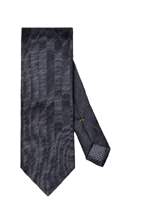 Eton Enfärgad Vävd Linne- Och Sidenslips Kostymtillbehör Herr Blå 80