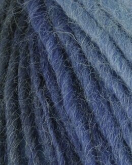 Garn Pretty Print 100g Blå melerad