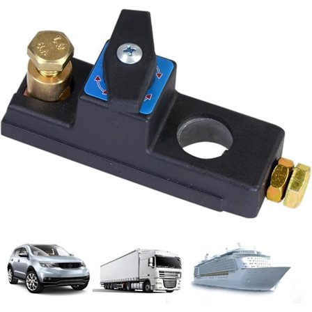 12V/24V Bilbatteri Afbryderkontakt Universal Messing Bilbatteri Afbryder Udskiftning Lækagebeskyttelse On/Off Kontakt til Bil