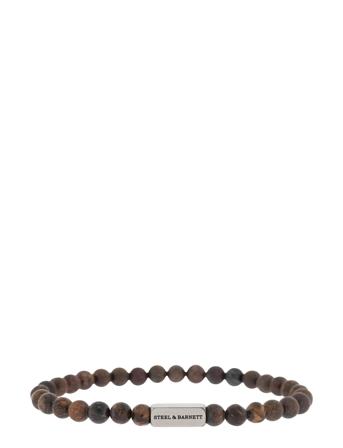 Natural Ned Armbånd Smykker Brun Steel & Barnett*Betinget Tilbud