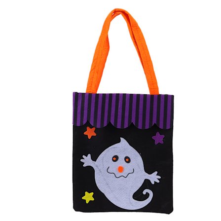 Halloween Mulepose Nonwoven Stof Trick or Treat Opbevaringshåndtaske Spøgelsesdekoration